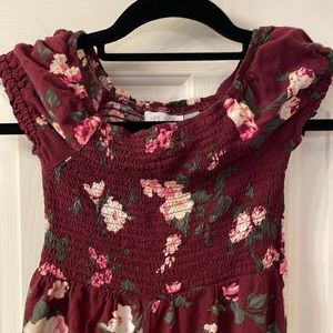 Beautiful burgundy and blush flowered Children’s Place Jumper